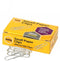 PAPER CLIPS MARBIG 28MM SMALL ROUND CHROME PK100