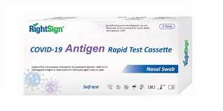 RightSign Covid 19 Antigen Rapid Test Kit Pkt 2 (TGA Approved)