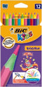 Pencil Coloured Bic Kids Circus Pk12