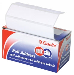 Label Quik Stik Disp 70x36 Roll Address (BOX)
