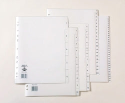 DIVIDERS MARBIG A4 PP 1-5 TAB WHITE