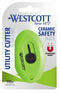CUTTER WESTCOTT SAFETY COMPACT RETRACTABLE CERAMIC BOX CUTTER GREEN