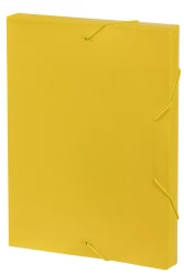Document Box Marbig A4 Yellow