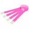 Wrist Bands Rexel Tyvek Fluoro Pink With Serial No Pk10