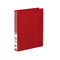 BINDER INSERT MARBIG A4 CLEARVIEW 2 D-RING 25MM RED