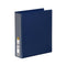 BINDER INSERT MARBIG A4 CLEARVIEW 2 D-RING 50MM BLUE