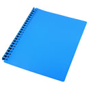 DISPLAY BOOK GNS A4 REFILLABLE BLUE 20P