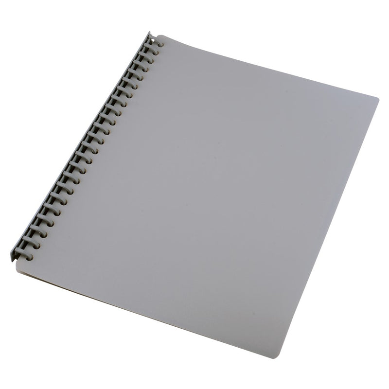 DISPLAY BOOK GNS A4 REFILLABLE GREY 20P