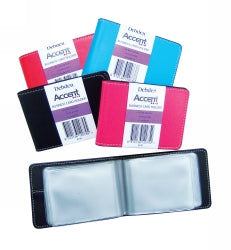 Business Card Holder Debden Accent Black 24 Capacity