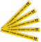 STRIPS DURUS 50MMX500MM HARD FLOOR PLEASE STAND HERE YELLOW AND BLACK PK5