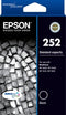 INKJET CART EPSON T252192 252 STANDARD CAP DURABRITE ULTRA BLACK