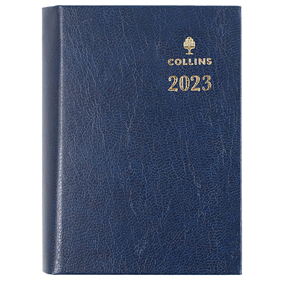 DIARY 2023 COLLINS 133P.P59 A7 STERLING WITH PENCIL DTP BLUE