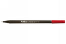 PEN ARTLINE SUPREME 0.4MM FINELINE RED Box 12