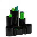 DESK TIDY ITALPLAST GREENR RECYCLED BLACK PEN HOLDER
