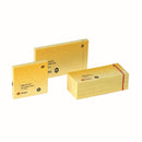 NOTES MARBIG 75X125MM YELLOW PK12
