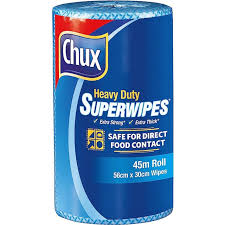 Chux Superwipes Heavy Duty Blue 30cm X 45M