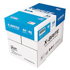 X-Brite A4 80gsm White Copy Paper Ctn 5 Reams