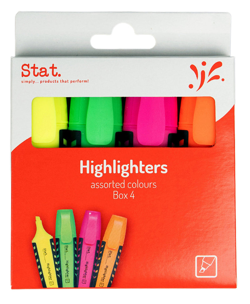 HIGHLIGHTER STAT ASST WLT4-EACH