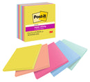 NOTES SUPER STICKY POST-IT 76X76 654-10SSJOY SUMMER JOY 450 SHT pkt 10