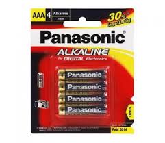 Battery Panasonic AAA Alkaline Card 4