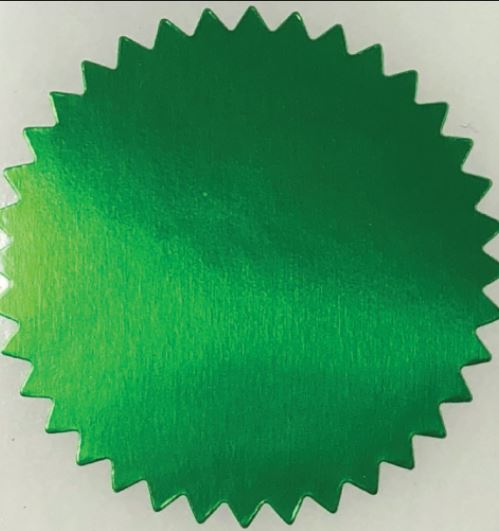 Embossing Foil Green 41mm Pkt 72