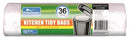 Cast Away Bin Liner White 36ltr pkt 50 bags