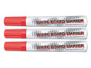 Whiteboard Marker Bullet Point Deli 6801RD Box 10 Red