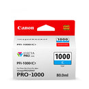 Canon PFI1000 Cyan Ink Cart