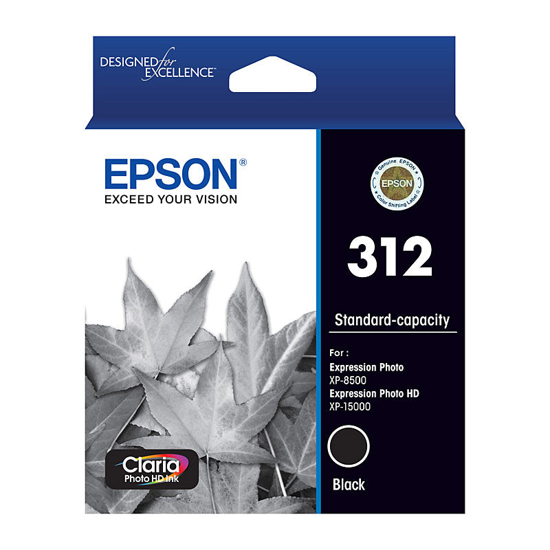Epson 312 Black Ink Cart