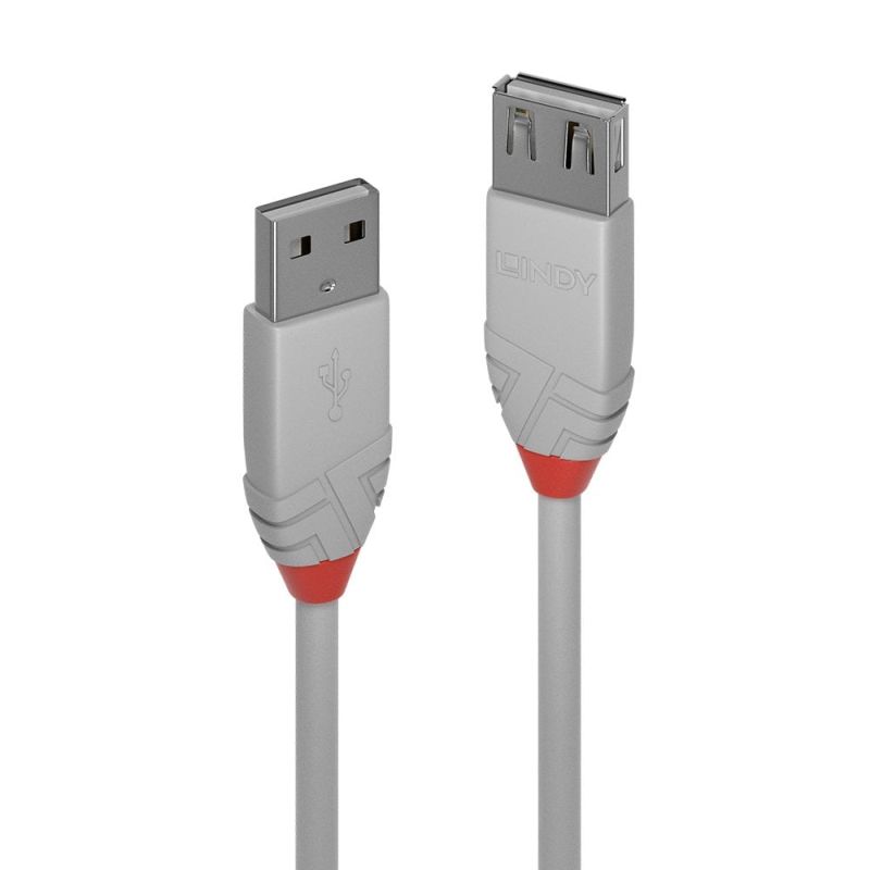 Lindy 2m USB2 A Ext Cable AL