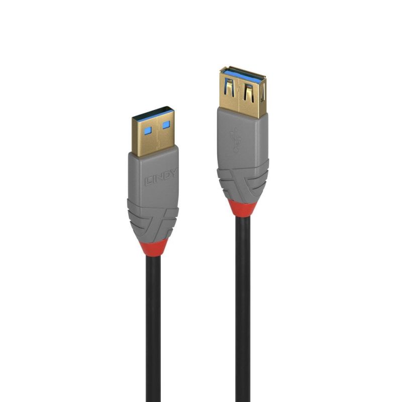 Lindy .5m USB3 A Ext Cable AL