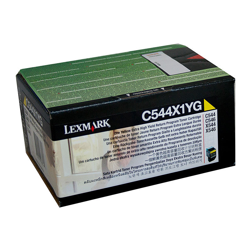 Lexm C544X1YG Yellow Toner