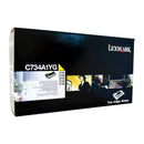 Lexm C734 Yellow Toner Cart
