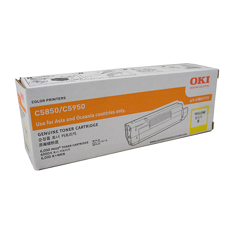 Oki C58/5950 Yellow Toner