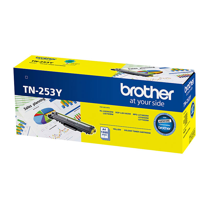 Brother Yellow Toner MFC-3745CDW/3750CDW/3770CDW / HL-3230CDW/3270CDW - 1.3K