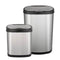 Waste Bin Stainless Steel Hands Free Combo 50 Litre and 12 Litre