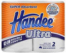 Handee Towel Ultra White Double Length Pkt 2