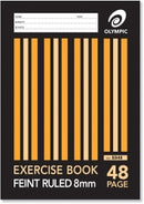 EXERCISE BOOK OLYMPIC A4 8MM RULED 48PG