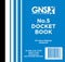 DOCKET BOOK GNS 553 5X4 NO.5 DUPLICATE 50LF