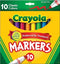MARKER CRAYOLA BROAD LINE CLASSIC COLORS PK10