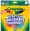 MARKER CRAYOLA ULTRA-CLEAN WASHABLE BROAD LINE CLASSIC COLORS PK10