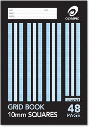 GRID BOOK OLYMPIC 225X175MM 5MM GRID 96PG