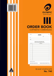 Order Book Olympic 740 Dup C/less A4 (PK5)