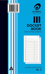 Docket Book Olympic No.8 Dup 205x125 (PK20)