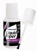 Correction Fluid Liquid Paper Bond White Per Bottle