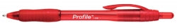 PEN PAPERMATE BP PROFILE RETRACTABLE MED 1.0MM RED BX12