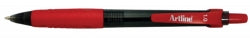 PEN ARTLINE BP 8410 RETRACT MED RED