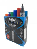 MARKER WHITEBOARD ARTLINE 500A 2MM BULLET NIB ASST BX12