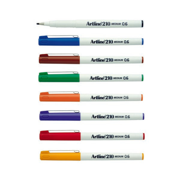 PEN FINELINER ARTLINE 210 0.6MM MEDIUM ASST