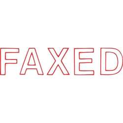X-STAMPER 1346 FAXED RED